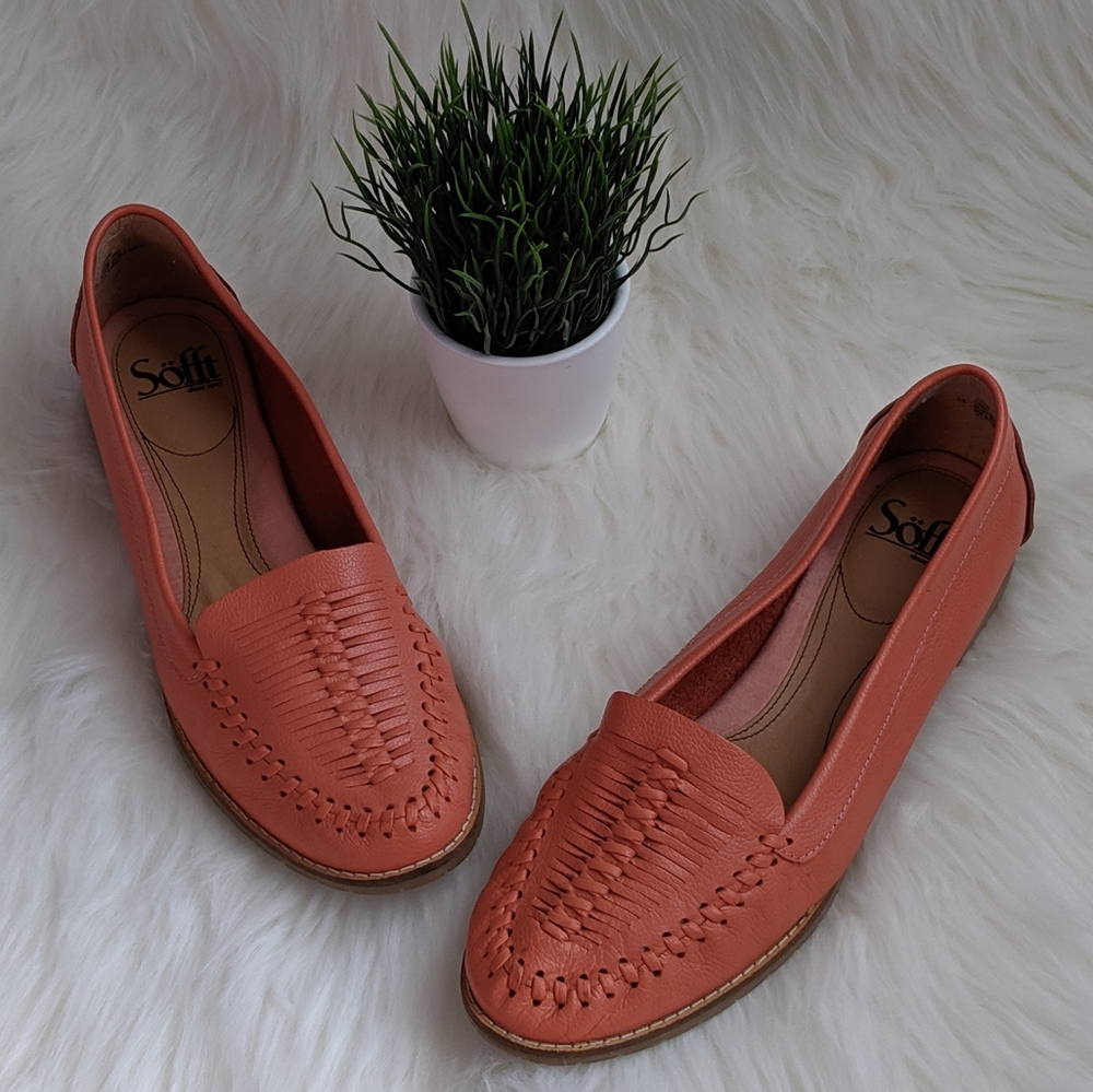 SÖFFT Since 1927  Woven moccasins color coral - Picture 8 of 8